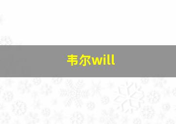 韦尔will