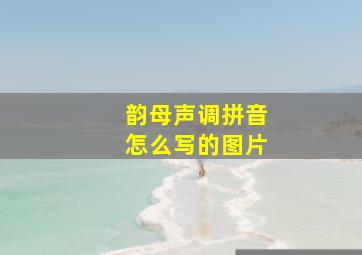 韵母声调拼音怎么写的图片