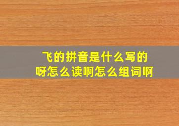 飞的拼音是什么写的呀怎么读啊怎么组词啊