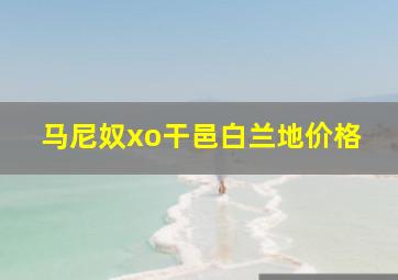 马尼奴xo干邑白兰地价格