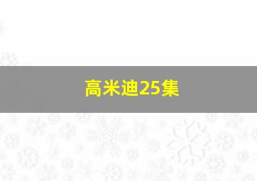 高米迪25集