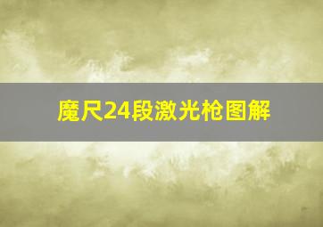 魔尺24段激光枪图解