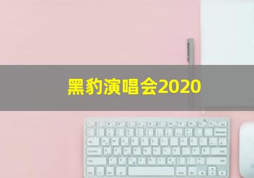 黑豹演唱会2020